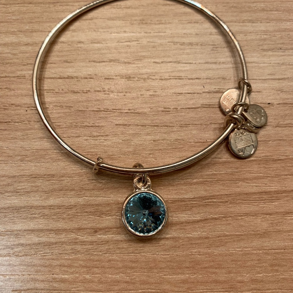 Alex and Ani March Birthstone Bracelet